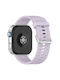 Huawei Watch Fit4 Pro Fit4 Fit3 Xdfind Silver Buckle Monochrome Watch Strap Silicone Light Purple