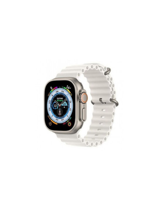 Oem Weißes Ocean Band für Apple Watch 42 44 45 49mm