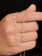 Elika Silver Halskette Grau