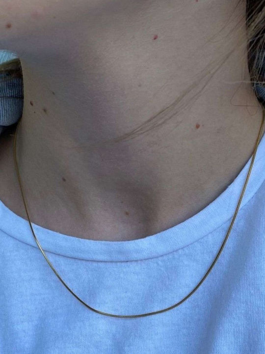 Heliophilia Silver Necklace From Gold Plated Steel