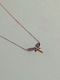Heliophilia Silver Necklace From Pink Gold Plated Silver Pink