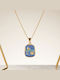 Heliophilia Silver Navy Marineblau Halskette