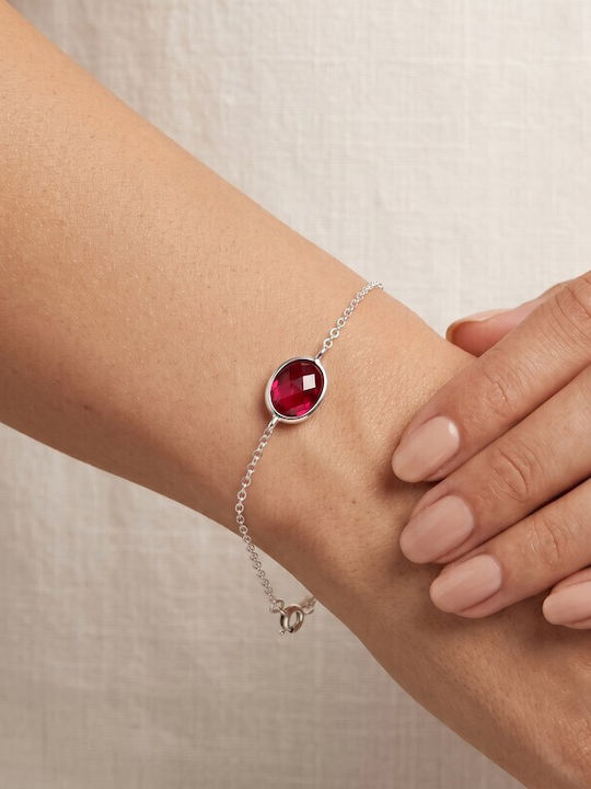 Grekas Women's Silver Bracelet 5cm