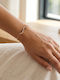 Grekas Women's Gold Plated Silver Bracelet with Zircon