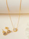 Elika Silver Schmuckset Mit Halskette & Ohrringen Aus Silber