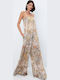 Damen Strapless Mehrfarbige Jumpsuit