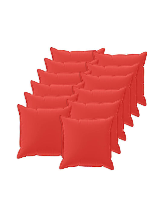 vidaXL Калъф За Възглавница Houten Червен 40x40см
