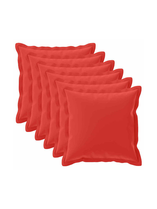 vidaXL Dekorativer Kissenbezug Houten Rote 55x55cm