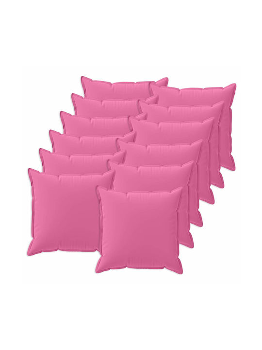 vidaXL Decorative Pillow Case Houten Pink 45x45cm