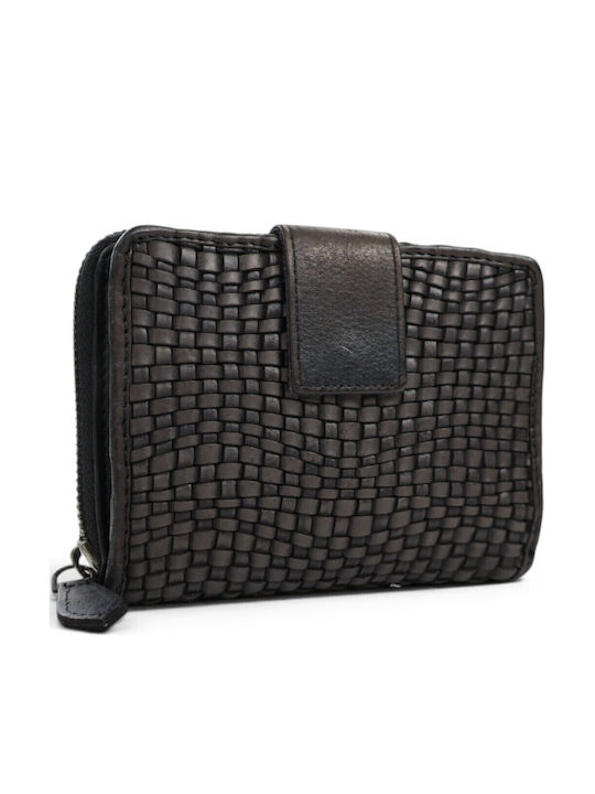 Passaggio Leather Leather Women's Wallet Black