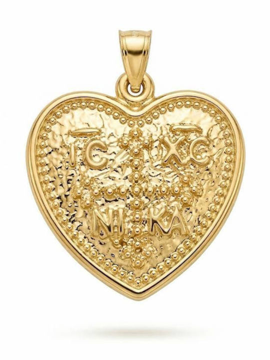 Kontopoulos Pendant Kids Charm Constantine Coin Gold 9K K025BJ