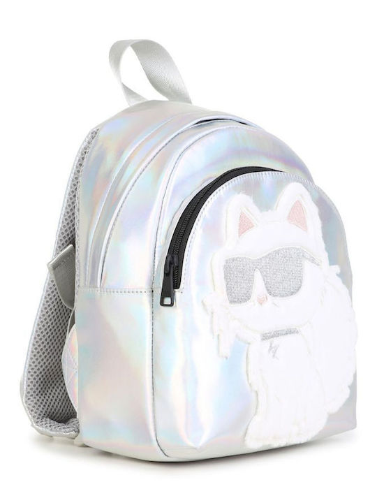 Karl Lagerfeld Backpack Ασημί