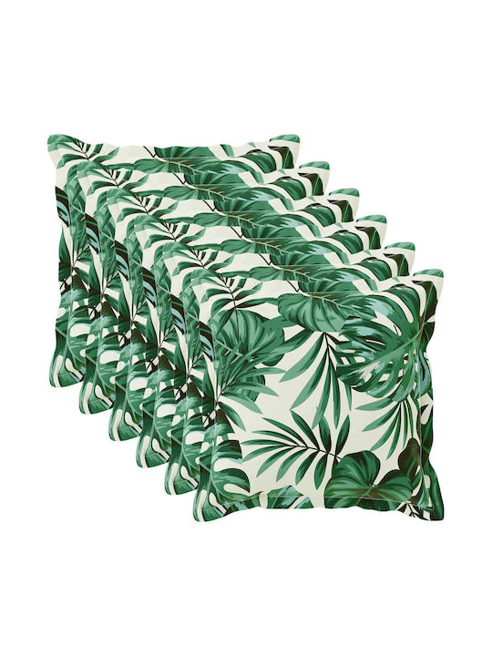 vidaXL Decorative Pillow Case Houten Green 80x80cm
