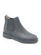 Leather Kids Ankle Boots Blue