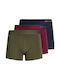 Trunks Boxeri pentru bărbați Windsor Wine Sky Captain - Forest Ni 3Pack
