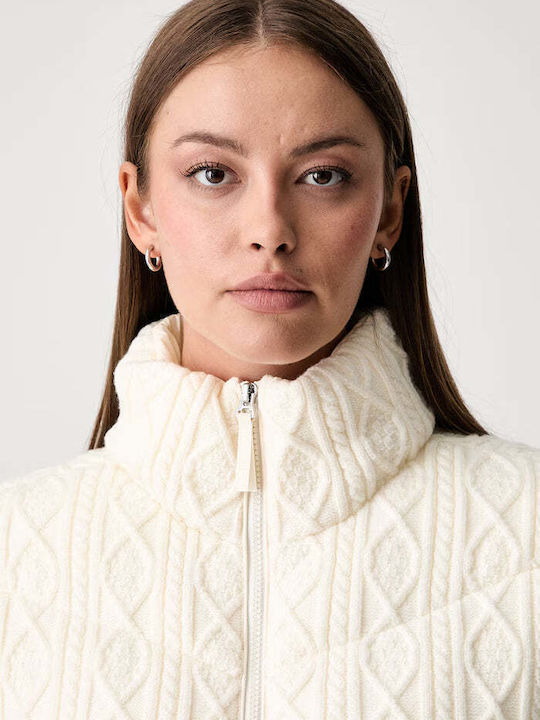 DKNY Women's Winter Jacket Cream