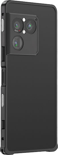 Avizar Metall Stoßstange Hülle Sony Xperia 1 Viii Kamera Schutz Schwarz