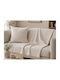 Xionoula Home Armchair Throw Jacquard 180x180cm Ecru