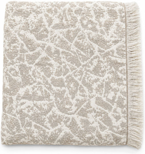 Xionoula Home Sofa Throw 2 Seater Jacquard 180x250cm L Grey