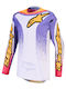 Мотоциклетна Блуза Motocross Alpinestars Fluid Drag Lil Син Злато