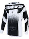 Motocross Riding Jersey Alpinestars Techstar Swan White Black