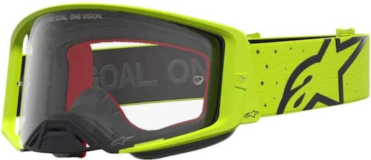 Μάσκα Motocross Alpinestars Supertech Vesta Yw Fluo Bk Clr