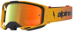 Очила За Мотокрос Alpinestars Vision 8 Амбър Фа...