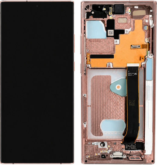 Clappio In-cell Ersatzbildschirm Galaxy Note 20 Ultra Touch-Glas Rahmen Bronze