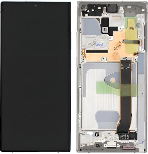 Clappio Full In-cell Screen Galaxy Note 20 Ultra Touch Digitiser & Frame White