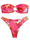 Set Bikini Brazil Floral Ροζ