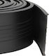 vidaXL Türzugluftstopper Selbstklebender Gummi Für Tür in Schwarz Farbe 0.6cm