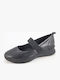 Damen Ballerinas aus Leder in Schwarz Farbe