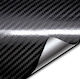 Roll 5d Carbon Car Wrapping Film Glossy Black Size 18m X 1.52m