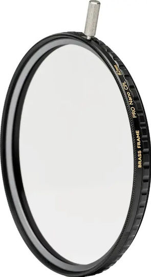 NiSi Filtru Circular Polarizator True Color CPL PRO Nano Cadru Din Alama 52mm