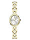 Ferro Womens Battery Watch With Silver Metal Bracelet