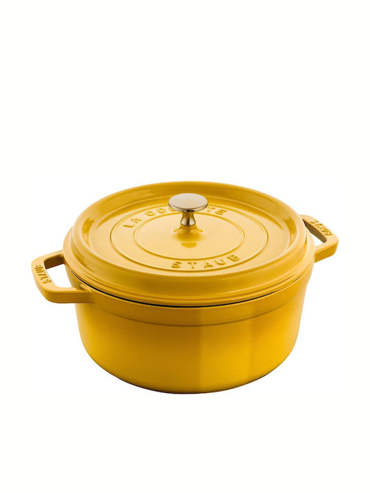 Staub Shallow Cast Iron Pot 6.7lt