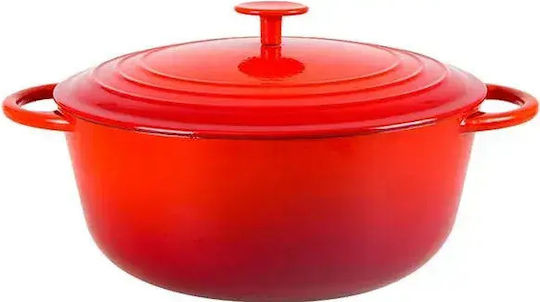 Myria Oală Adâncă Din Fontă 6lt 28cm