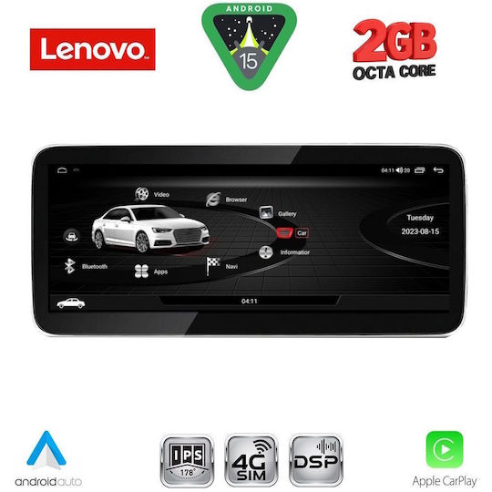 Lenovo Car Audio System for Audi A6 2016-2018 (Bluetooth USB AUX WiFi GPS Apple CarPlay Android Auto) with 10.33" Touch Screen