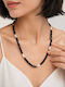 Liva Fashion Geometric Black Necklace