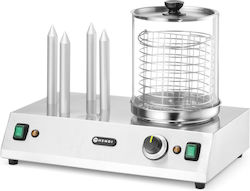 Hot Dog Bun Sausage Warmer 4 Skewers 550 W Hot Dog Bun Sausage Warmer 4 Skewers 550 W