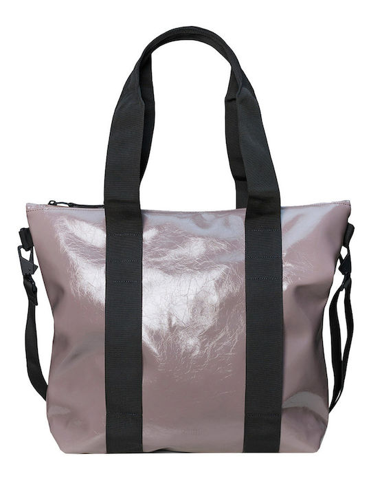 Rains Damentasche Tote Braune