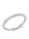 Kiriakos Gofas Women's Ring with Diamond in 18K White Gold