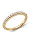 Kiriakos Gofas Women's Ring with Diamond from 18K Gold