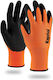 Kapriol Safety Gloves Orange Nitrile