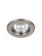 Round Metallic Frame for Ceiling Spots GU10 Silver 3x3cm