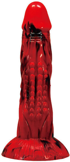Power Monsters Dildo With Suction Cup Red