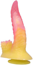 Power Monsters Dildo με Βεντούζα Ροζ Power Monsters Dildo με Βεντούζα Ροζ