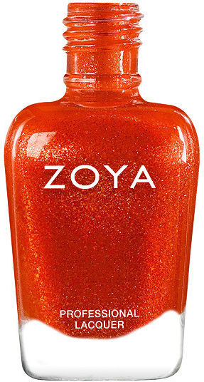 Zoya Lustruirea De Lungă Durată Oja Cu Sclipire / Pearl Uscare Rapidă Portocalie Red 15ml