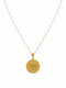 Ortaxidis Pendant Kids Charm Constantine Coin Gold 9K oro1508