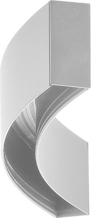 Magnetische Schienenspot Kurvig 1/8 D1000 2c Oberfläche Sandweiß